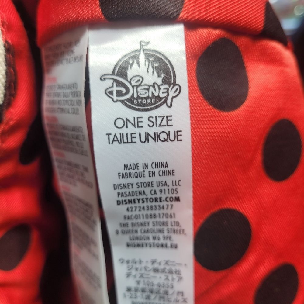 Disney Store Mickey & Minnie Big Face Double Sided Canvas Tote Bag Shoulder vaca - Picture 6 of 11